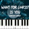 All I Want For Christmas Is You – Mariah Carey [Easy Piano Tutorial]
