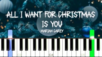 All I Want For Christmas Is You – Mariah Carey [Easy Piano Tutorial]
